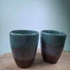 2 keramiek koffiebekers Forrest