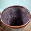 2 keramiek koffiebekers Merlot Large