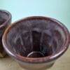2 keramiek koffiebekers Merlot Small