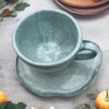 Cappuccinokop & Schotel – Handgemaakt Keramiek
