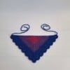 Gehaakte bandana 'Biseksuele vlag'