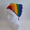 Gehaakte bandana 'Pride regenboog vlag'