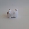 Gehaakte knuffel 'Witte kat'