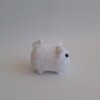 Gehaakte knuffel 'Witte kat'