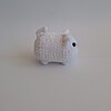 Gehaakte knuffel 'Witte kat'