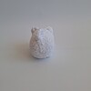 Gehaakte knuffel 'Witte kat'
