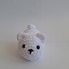 Gehaakte knuffel 'Witte kat'