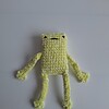 Gehaakte knuffel 'Gele kikker'