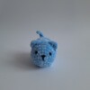 Gehaakte knuffel 'Lichtblauwe kat'