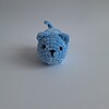 Gehaakte knuffel 'Lichtblauwe kat'