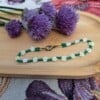 Handgemaakte madelief armbandje wit