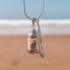 Laguna Beach Pendant Ketting Skategirl zilver