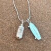 Laguna Beach Pendant Ketting Skategirl zilver