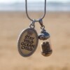 Laguna Beach Pendant ketting Skategirl zilver
