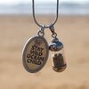 Laguna Beach Pendant ketting Skategirl zilver