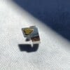 'Love is just a round the corner', open zilveren ring met hartje