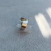 'Love is just a round the corner', open zilveren ring met hartje