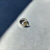 'Love is just a round the corner', open zilveren ring met hartje