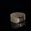 Miyuki beads armband | zilverkleur met verwisselbare magneetsluiting