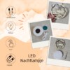 Nachtlampje Vissen - Houten LED lampje voor de baby- en kinderkamer.