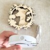 Nachtlampje Vissen - Houten LED lampje voor de baby- en kinderkamer.