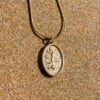 Oceaan Skategirl ketting goud