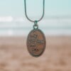 Oceaan Skategirl ketting zilver