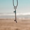 Oceaan Surfskate ketting zilver