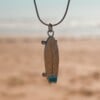 Oceaan Surfskate ketting zilver