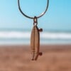 Oceaan Surfskateboard ketting goud