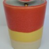 Rietjesbeker rood,geel