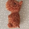 Schattige en Vriendelijke Capybara knuffel, gehaakt in velvet of chenile garen, geschikt voor kinderen onder de 3jaar