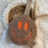 Speenkoord Smiley - taupe