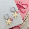 Summer essential oorbellen zilver