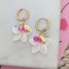 Summer vibe oorbellen goud