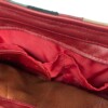 Unieke leren schoudertas – patchwork in warme tinten
