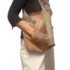 Unieke leren shopper – stijlvol, zomers en duurzaam stoer, stijlvol en handgemaakt van gerecycled materiaal