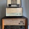 Vintage bluetooth radio Optalex uit 1969