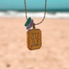 Zeeglas Surfgirl Ketting Goud