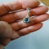 Zilveren hanger met blauwe Regenboog amethist