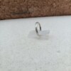 Zilveren ring met stoere structuur