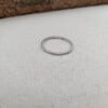 Zilveren ring met stoere structuur