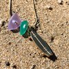 zeeglas Surfskate ketting goud
