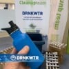 500ml. RVS drinkfles voor op school | sport | evenement - met Anti-drup-dop