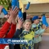 500ml. RVS drinkfles voor op school | sport | evenement - met Anti-drup-dop