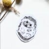 9 stickers van dieren en bloemen