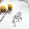 9 stickers van dieren en bloemen