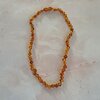 Barnsteen Ketting peuter Cognac - 38cm