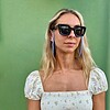 Brillenkoord Mallorca Lila of Perzikkleur
