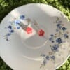 Delicate Micro Gehaakte Kersenbloesem Oorbellen